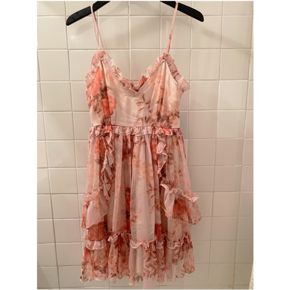 Floral Ruffle Dress - Picture 2 of 5
